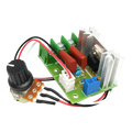 50-220V AC 2000W PWM Dimmer Motor Speed Controller with cable متحكم جهد تيار متردد