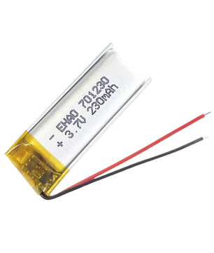3.7V 230mAh 701230 Lithium Battery