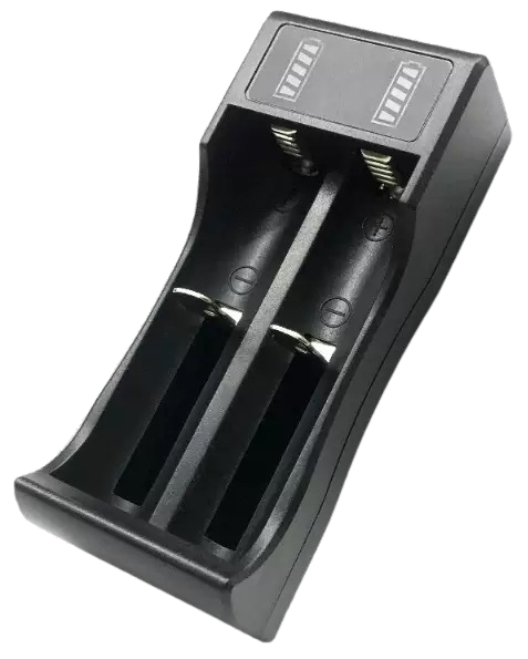 2x 18650 Lithium Battery Charger شاحن بطارية ليثيوم زوجي