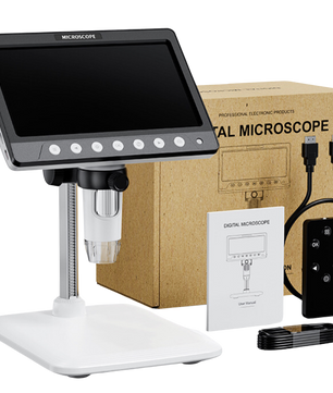 Digital Microscope 330H 7-Inch 50X-1200X with HDMI مكبر ديجيتال