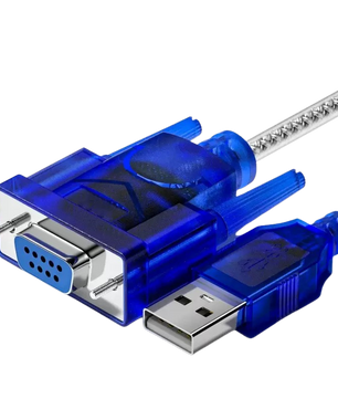 محول كابل USB إلى RS232 DB9 ذكر/أنثى منفذ تسلسلي بطول 0.8م