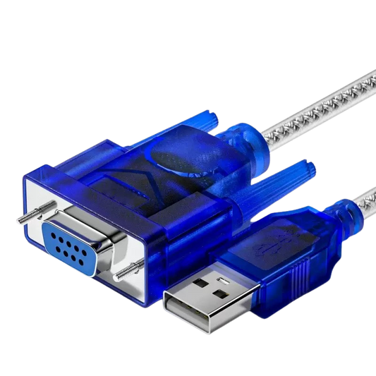 محول كابل USB إلى RS232 DB9 ذكر/أنثى منفذ تسلسلي بطول 0.8م