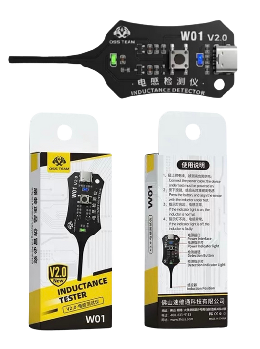 W01 V2.0 Inductance Tester Motherboard Coil Tester