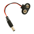 9V battery Clips with DC Plug وصلة بطارية مع مدخل