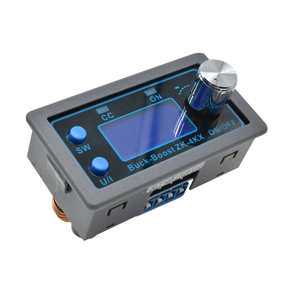 ZK-4KX Buck-Boost CC Cv module 0-30v 0-4A موديل رافع و خافض جهد و تيار