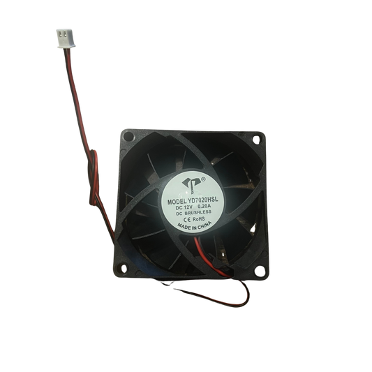 12V DC 0.2A 7025 Cooling Fan 70x25mm مروحة تبريد