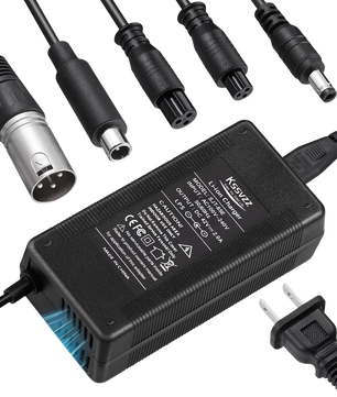 42V 2A Fast Battery Charger with Cooling System for 36V Lithium Battery
5 Plugs Universal Replacement Charger