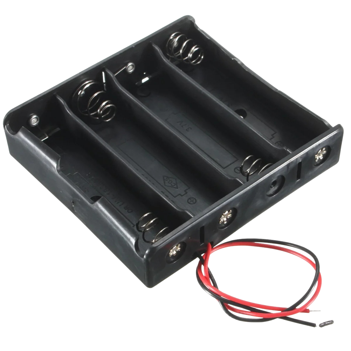 4x 18650 3.7V Battery Holder حاملة بطاريات رباعية