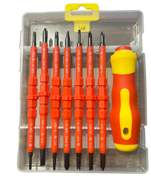 14 IN 1 500V Insulated Electrician Screwdriver Set