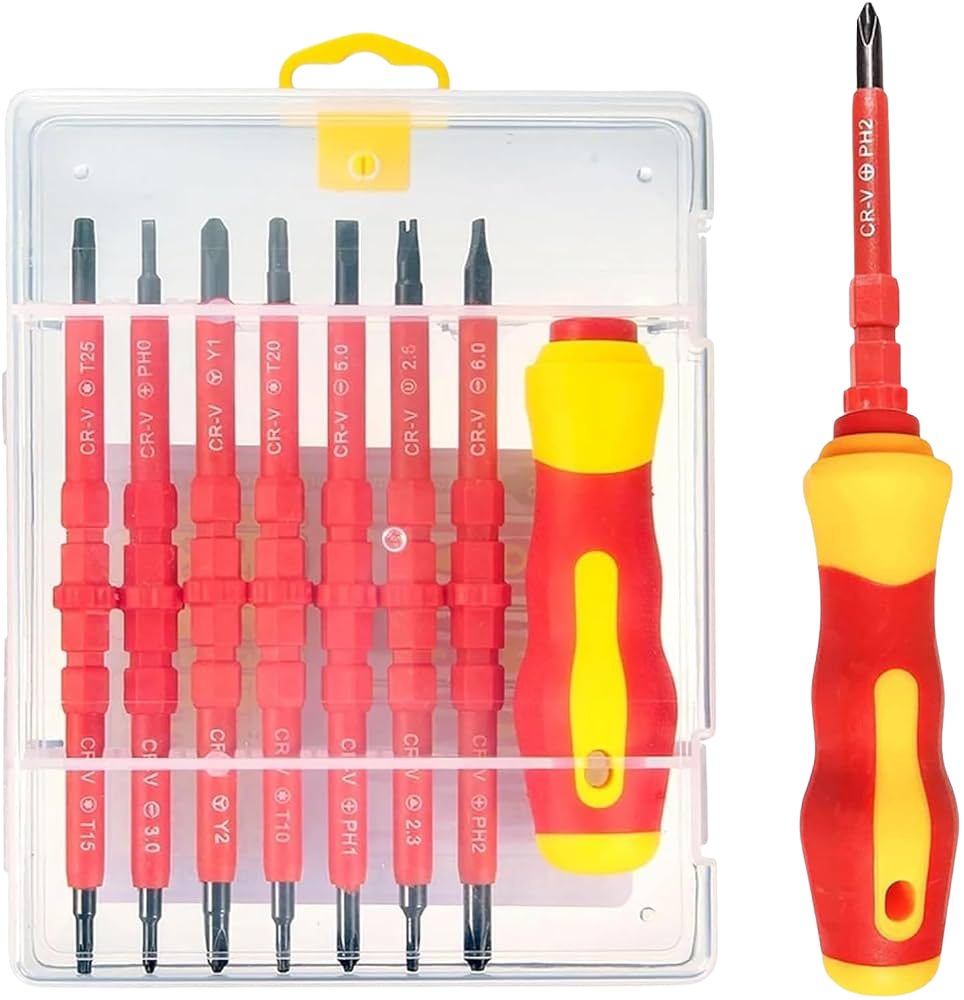 14 IN 1 500V Insulated Electrician Screwdriver Set