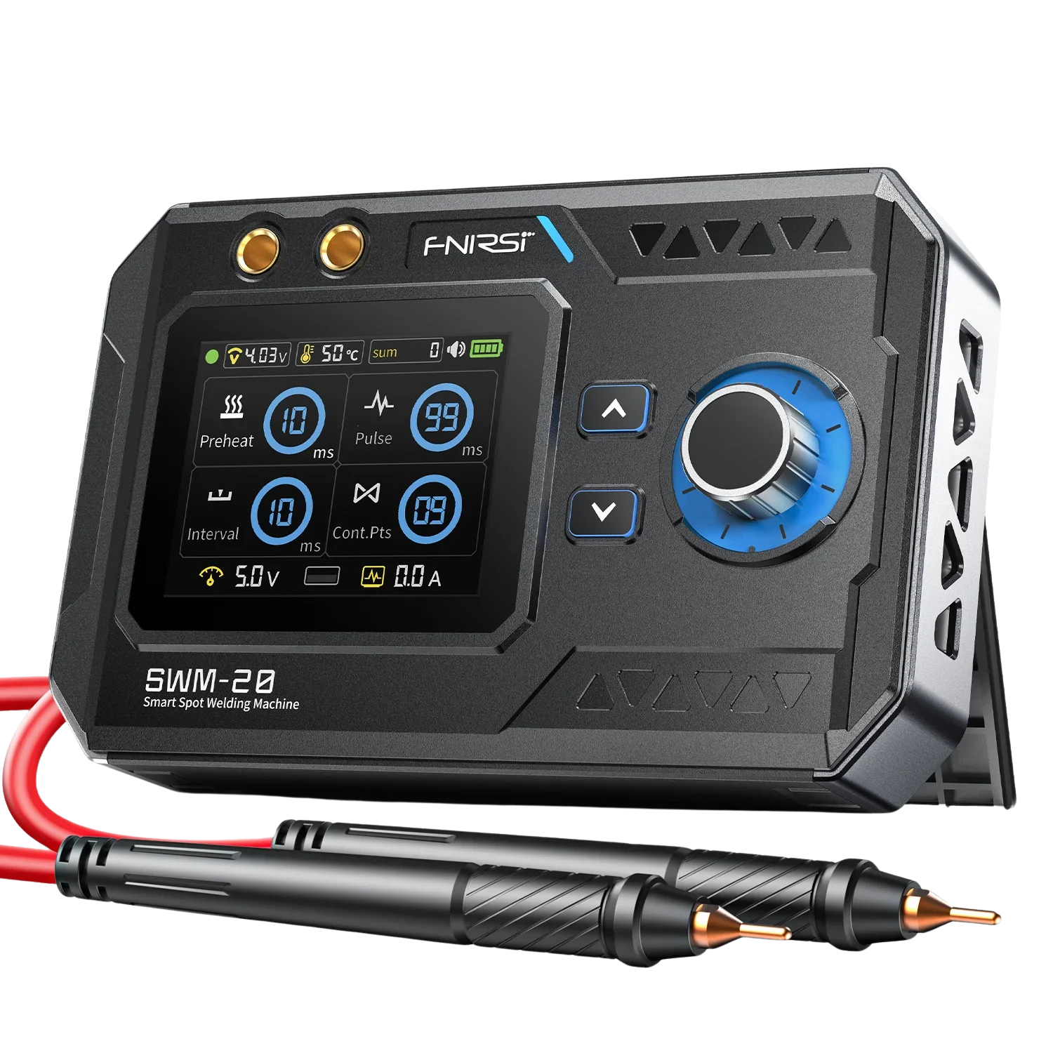 FNIRSI® SWM-20 1200A Dual-Pulse 2-In-1 Portable Battery Spot Welder