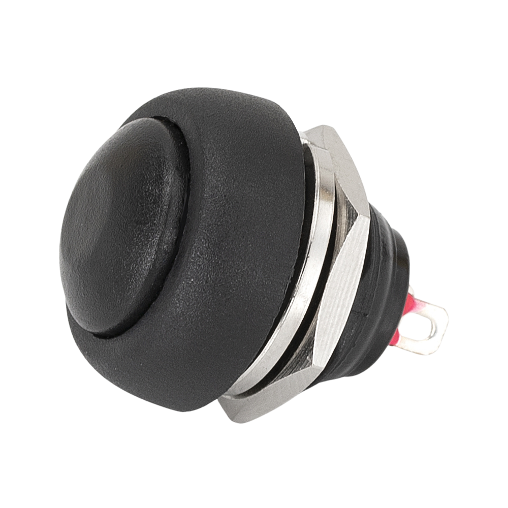 PBS-33B 1A 250VAC / 3A 125VAC 12mm Mini Round Momentary Push Button Switch