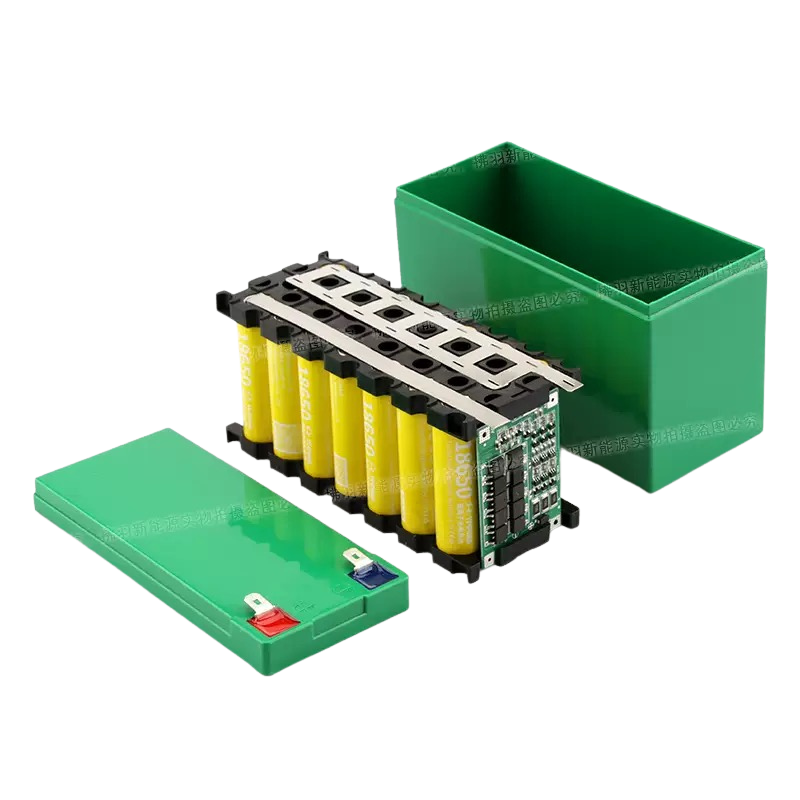 18650 Battery Box 12V 7A بوكس تجميع بطاريات (تأتي بدون بطاريات)