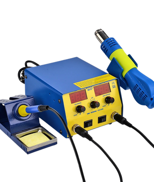 JCD 881D+ 750W SMD Soldering Station + Rework Station كاوية هوائية + كاوية عادية