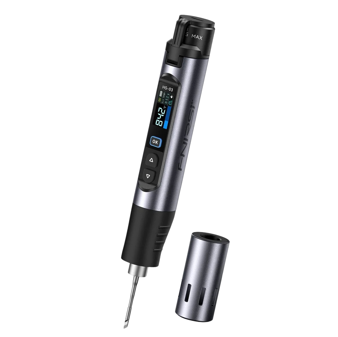 FNIRSI® HS-03 Cordless Soldering Iron, USB-C, 100–450°C كاوية محمولة