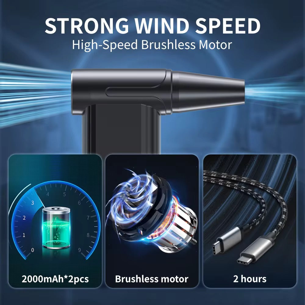 AD51 Super Turbo Jet Fan 8 Speed Air Blower كمبراسوري هواء محمول