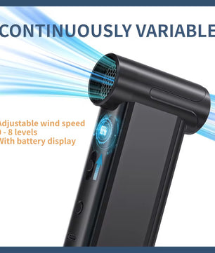 AD51 Super Turbo Jet Fan 8 Speed Air Blower 8000mAh كمبراسوري هواء محمول