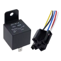 JD1914 12V 40A 5Pin Relay + Harness Socket ريلي مع قاعدة