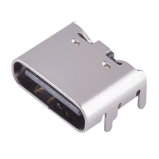 TYPE-C Female Seat USB-3.1 6-pin مدخل تايب سي