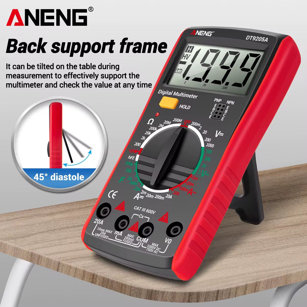 Aneng DT9205A Digital Multimeter