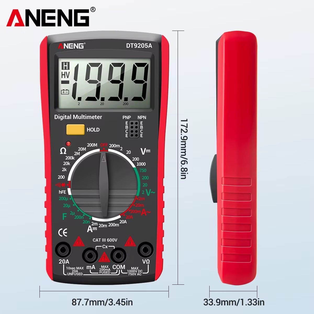 Aneng DT9205A Digital Multimeter