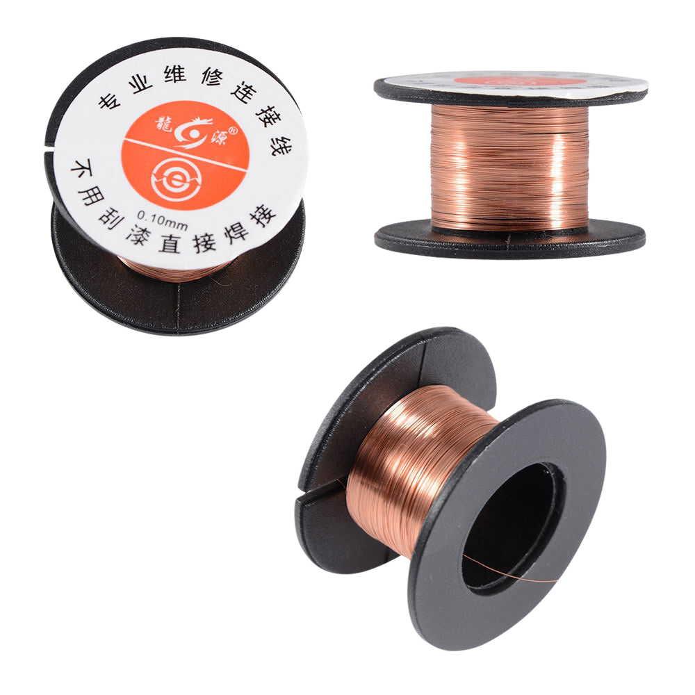 0.1mm Jumper Wire Copper Soldering Wire خيط توصيل