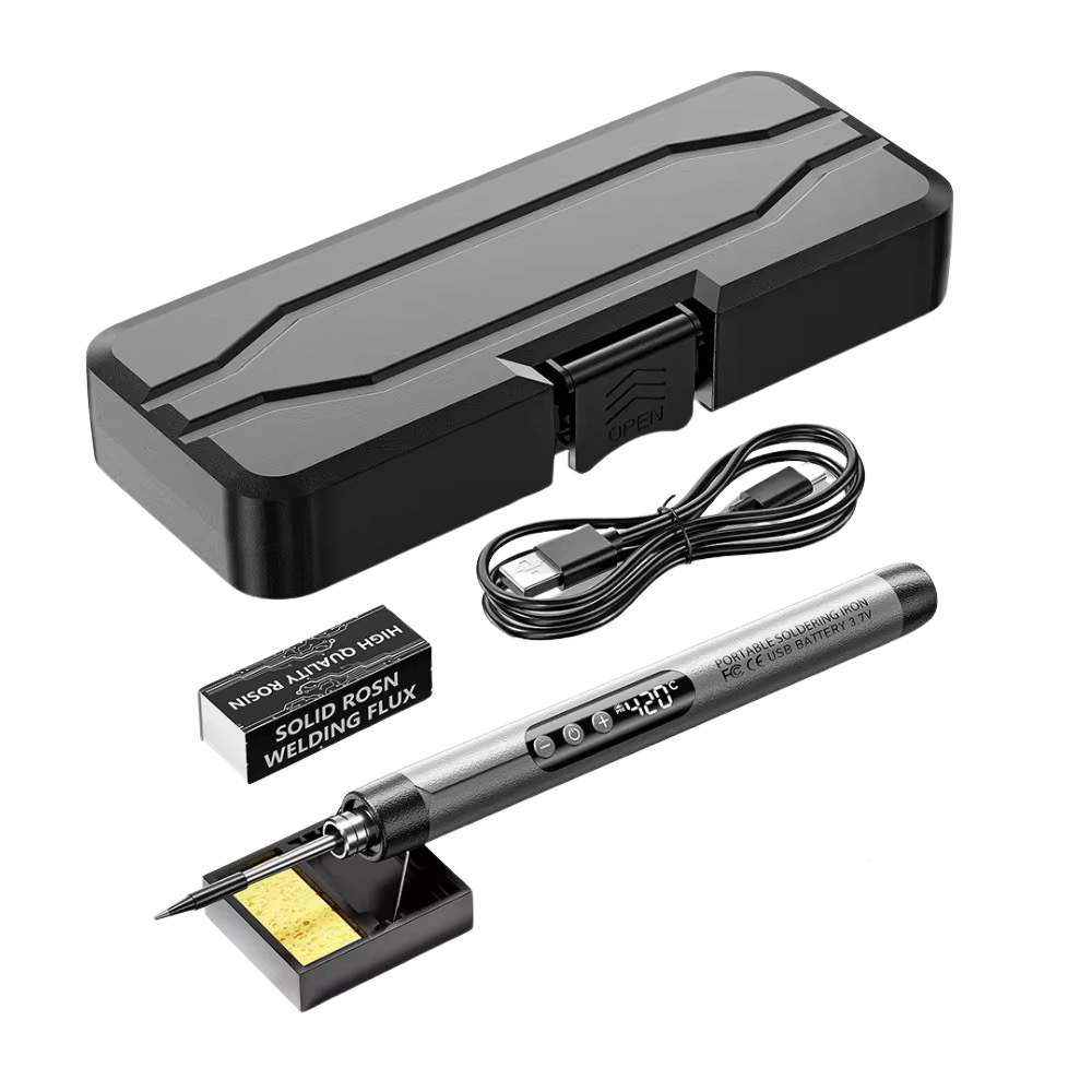 JCD 5V C200L Cordless LCD Soldering Iron كاوية لحام شحن