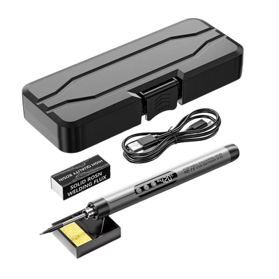 5V C200L Portable Cordless LCD Soldering Iron كاوية لحام شحن محمولة