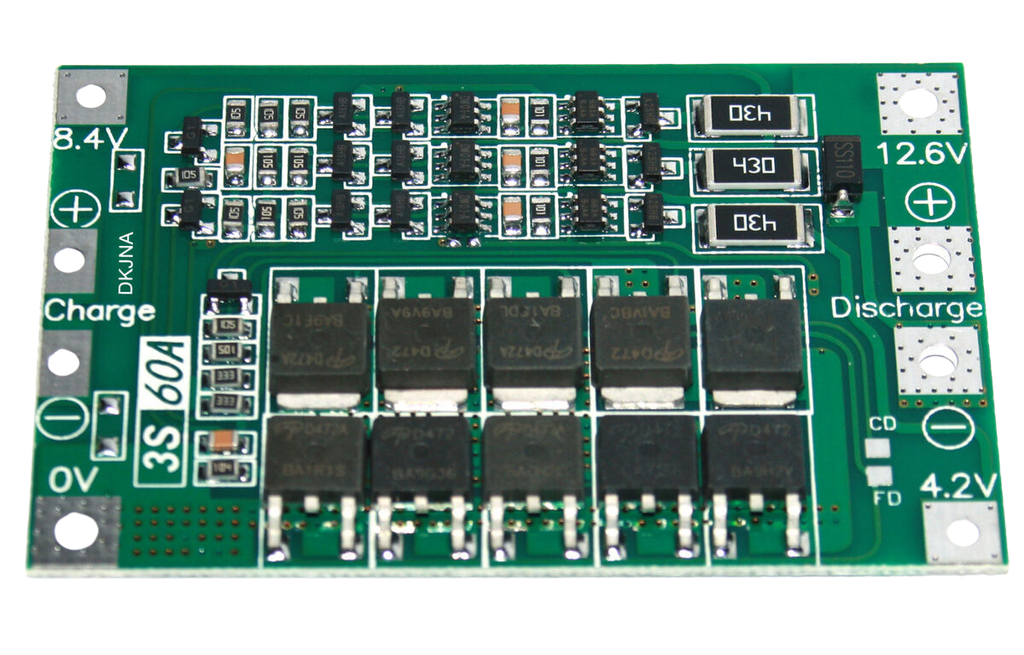 Bms 3S 60A 11.1V/12.6V Lithium Battery Charger
