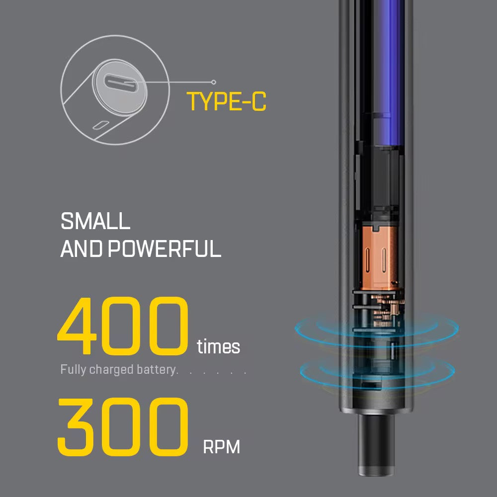 51 In 1 Cordless Electric Screwdriver Set 3.7V Rechargeable مفك كهربائي