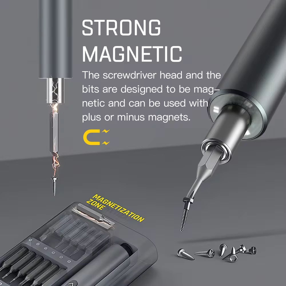51 In 1 Cordless Electric Screwdriver Set 3.7V Rechargeable مفك كهربائي