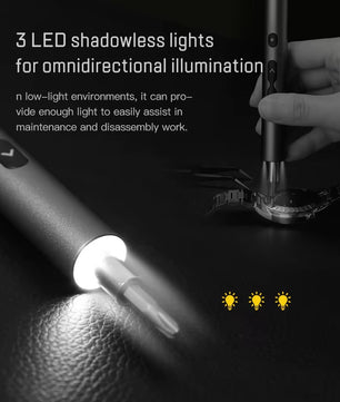 51 In 1 Cordless Electric Screwdriver Set 3.7V Rechargeable مفك كهربائي