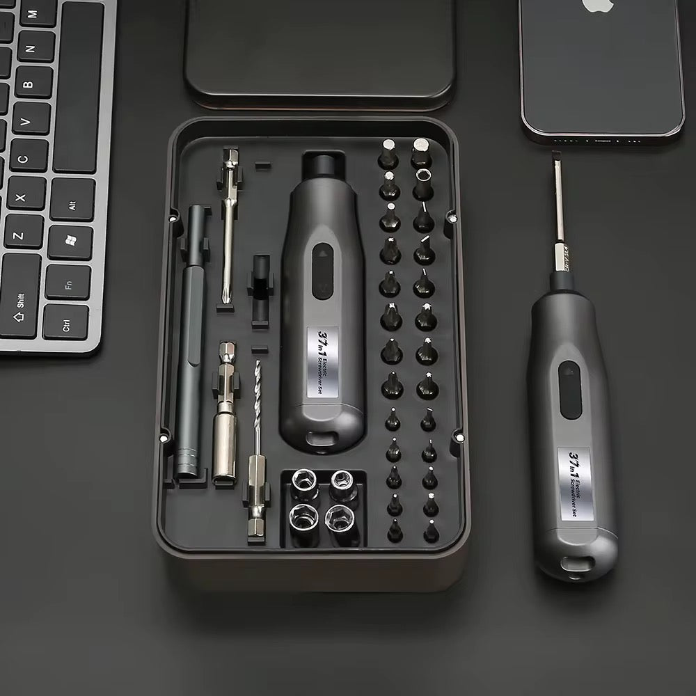 37 In 1 Multi-Functional Electric Screwdriver Set مفك كهربائي