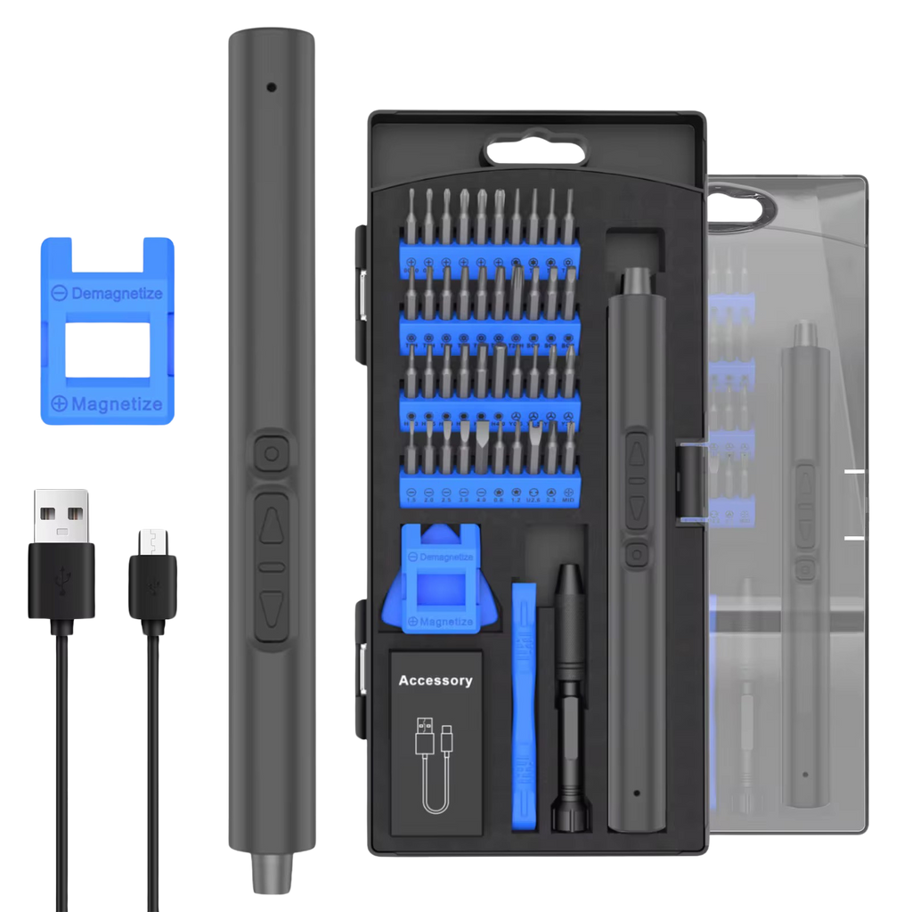 50 In 1 Portable Cordless Electric Screwdriver Set مفك كهربائي