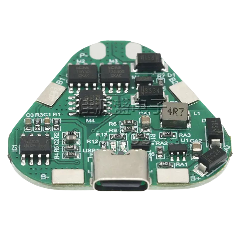 12V 3S 20A BMS Lithium Battery Protection + Type-C Charging Board لوحة حماية + شحن ثلاثة خلايا
