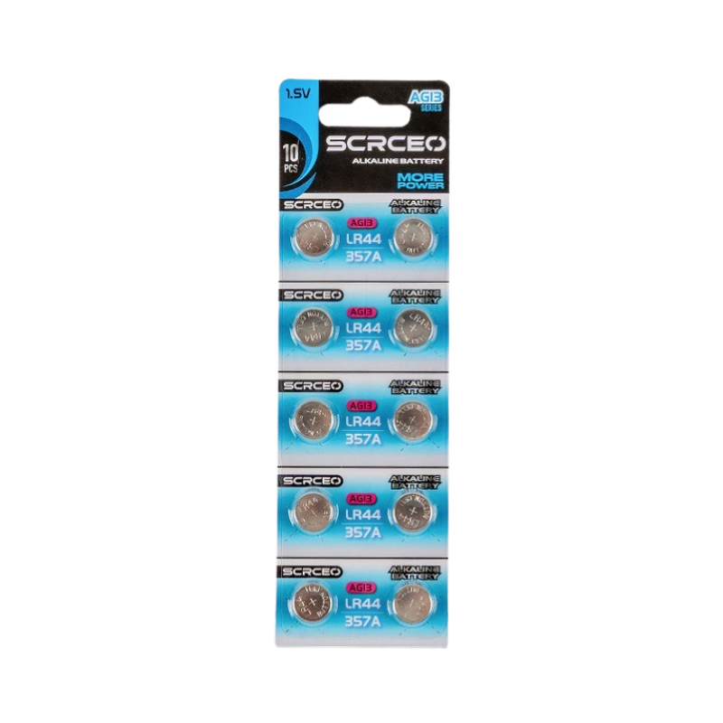 SCRCEO AG13/LR44 1.55V 160mAh Battery بطارية