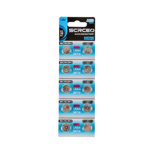 SCRCEO AG13/LR44 1.55V 160mAh Battery بطارية