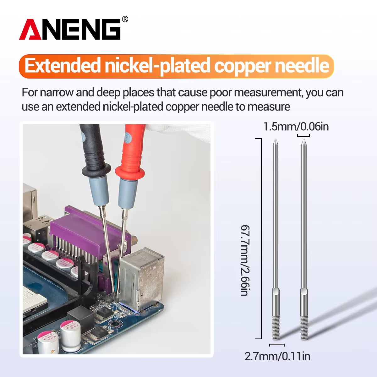 Aneng PT1028 1000V 22 in 1 Multi-Function Multimeter Probe Kit خيط ملتي متر مجموعة متكاملة