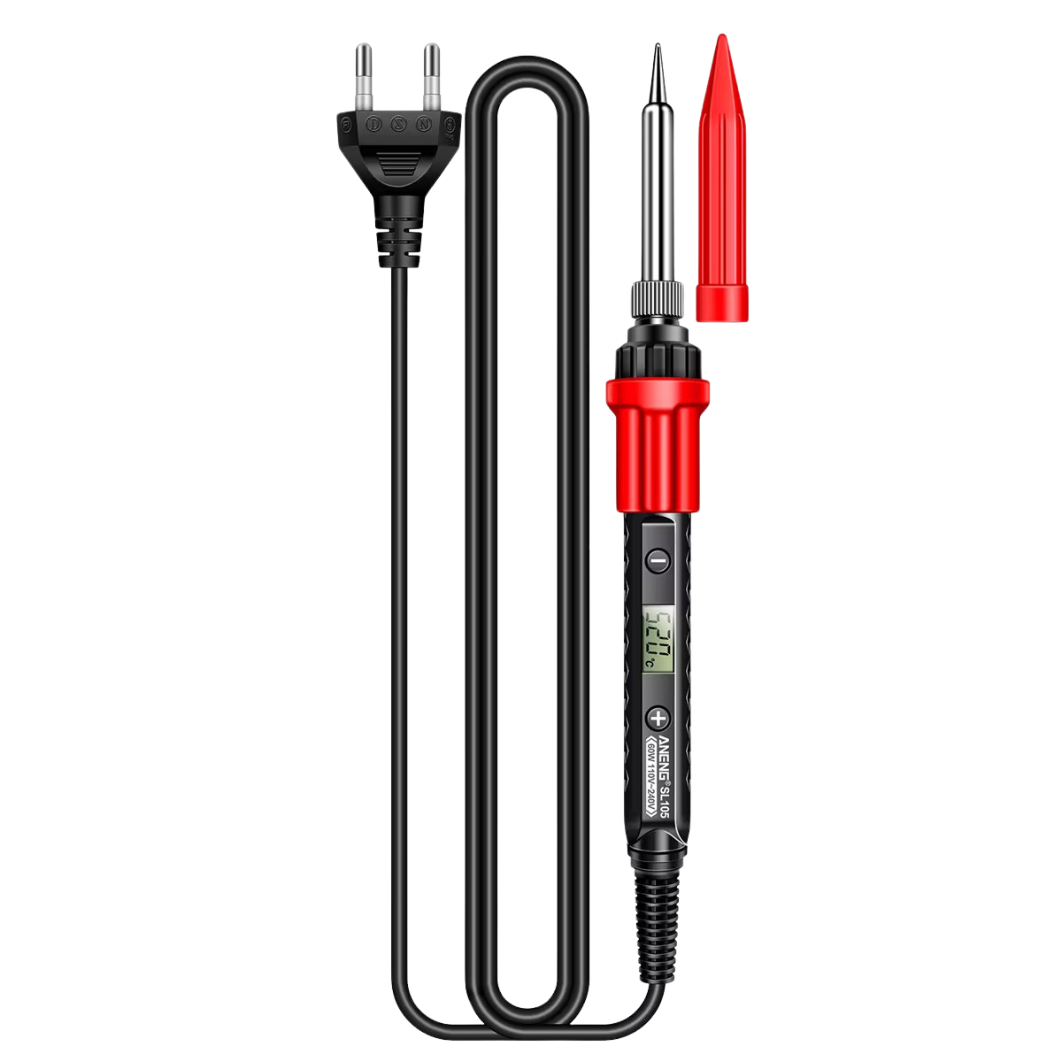 Aneng SL105 60W LCD Adjustable Soldering Iron كاوية لحام متغيرة بالشاشة