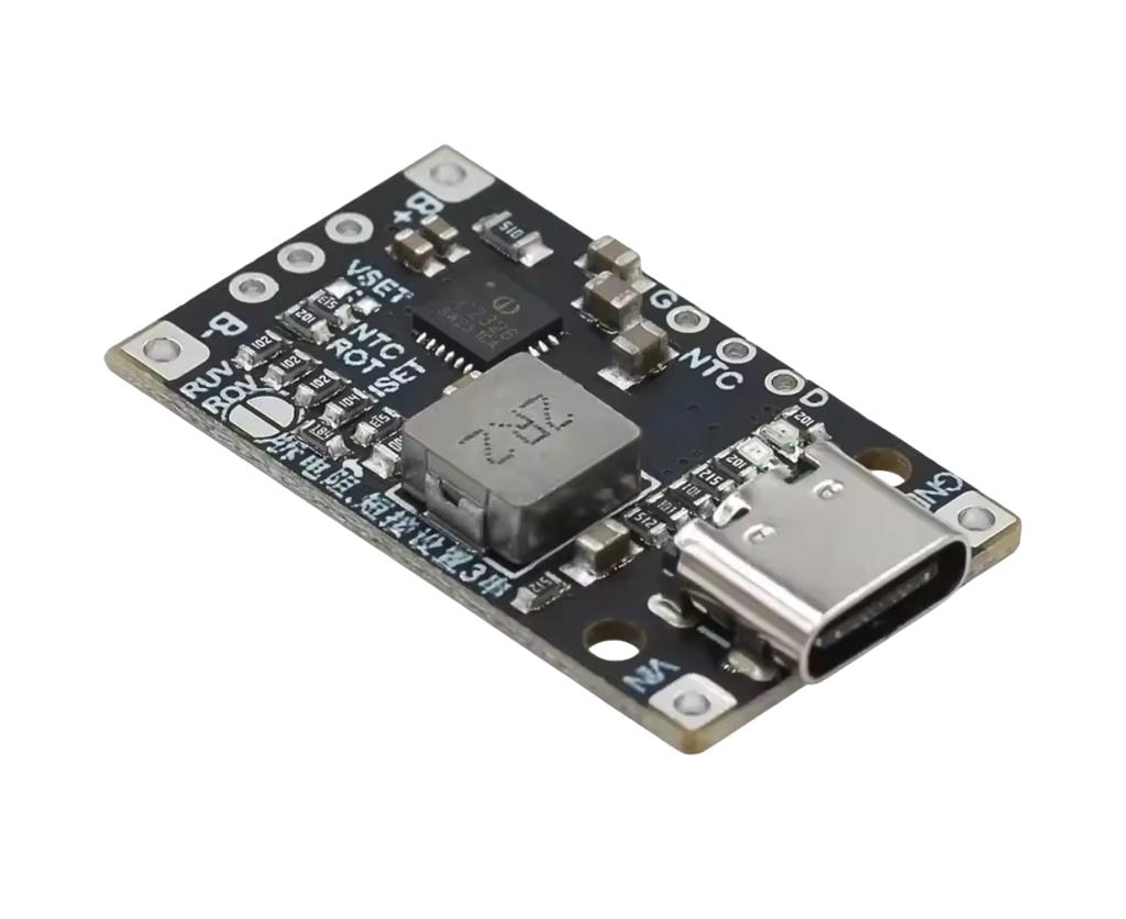 Type-C 2S 3S BMS 15W 1.5A 8.4V/12.6V Lithium battery charging module شاحن بطاريات ليثيوم