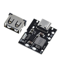 5V 2A Type-C USB 3.7V Lithium Li-ion Battery Charging Module Power Bank دائرة باور بنك شحن و تفريغ