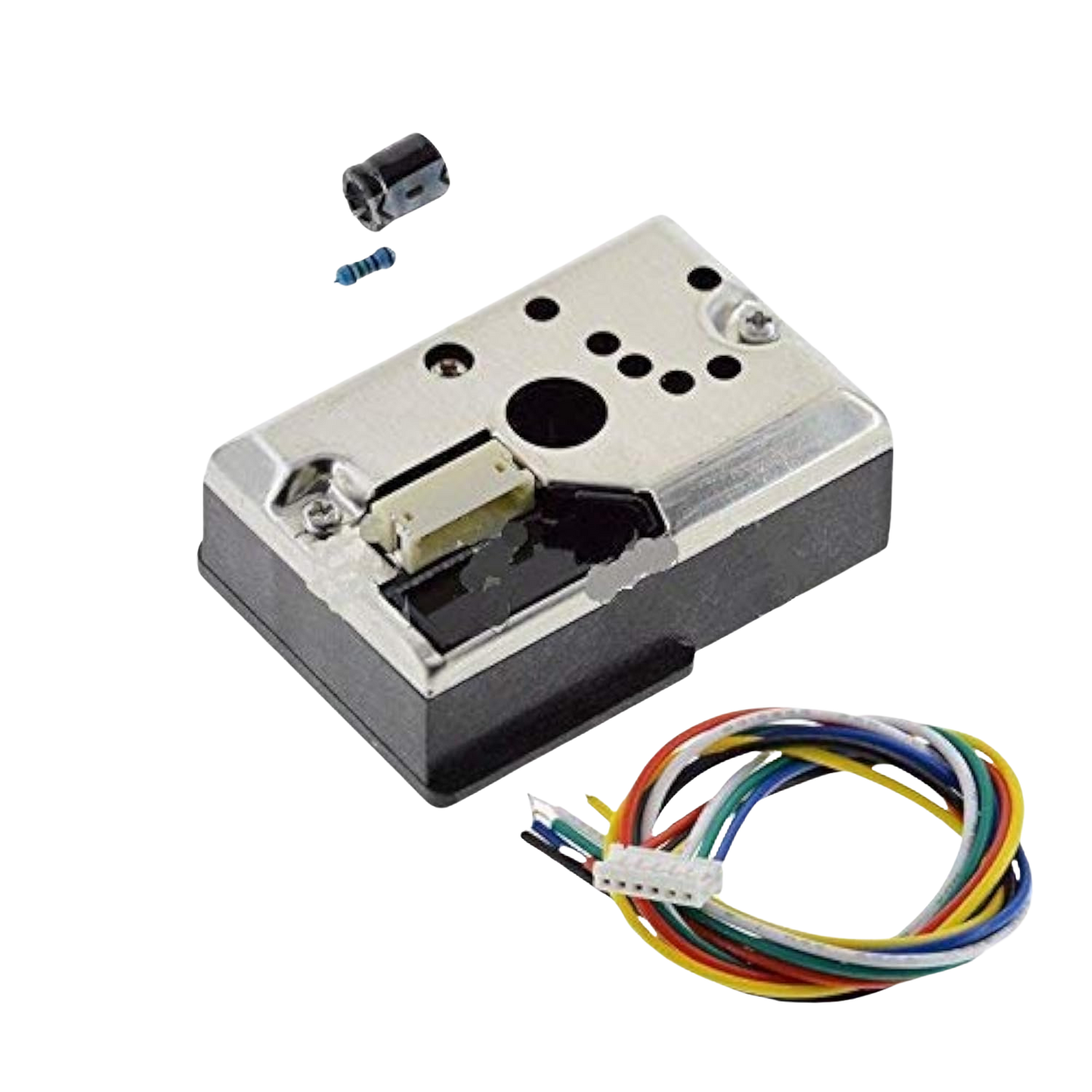 GP2Y1014AU PM2.5 Dust Smoke Particle Detection Sensor Module + Capacitor + Resistor