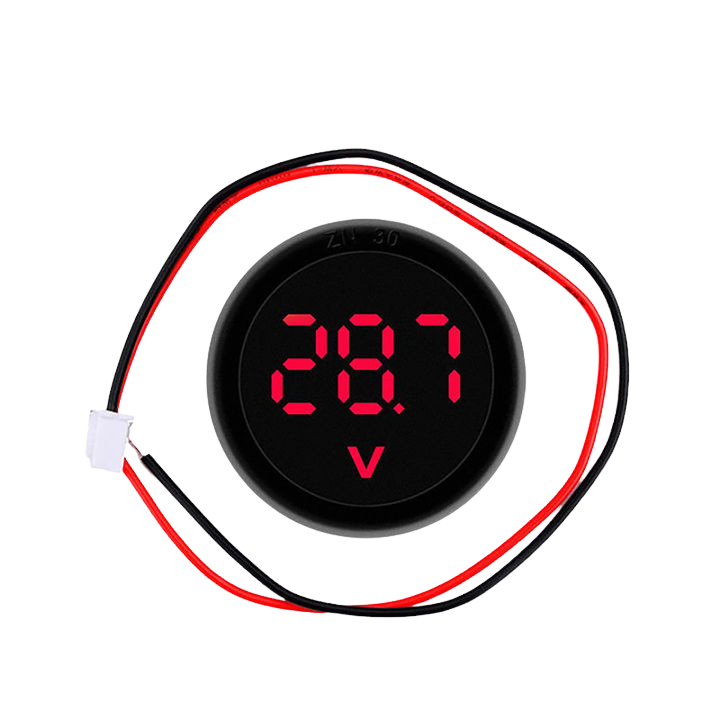 4v-100v DC LED Digital Display Circular Voltmeter