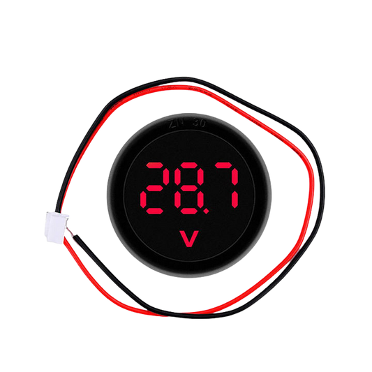 4v-100v DC LED Digital Display Circular Voltmeter