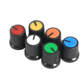 Potentiometer Plastic Knob 6mm غطاء مقاومة متغيرة