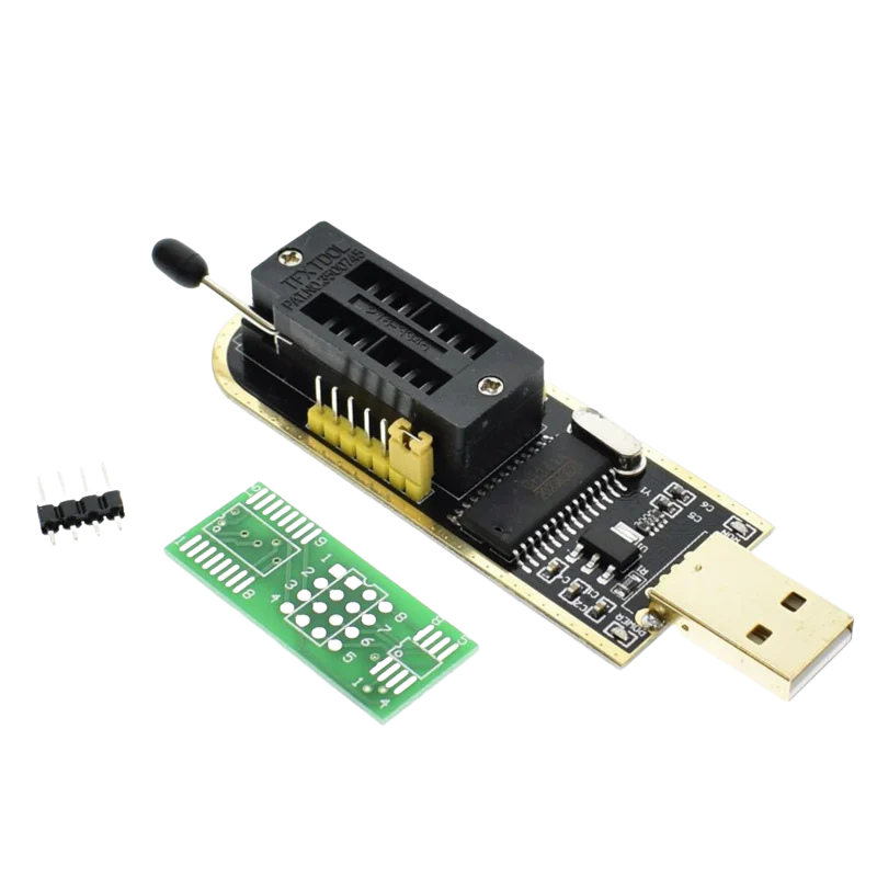 CH341A 24 25 Series EEPROM Flash Bios USB Programmer مبرمجة بيوس فلاش ايبروم