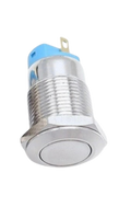 12mm Flat Metal Push Button Switch  مفتاح ضغط حديد