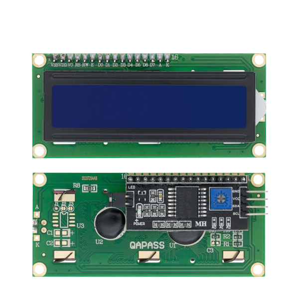 LCD 2X16 Display + I2C Module