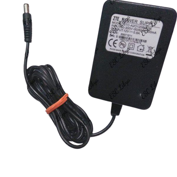 12V 0.8A ZTE Power Supply محول
