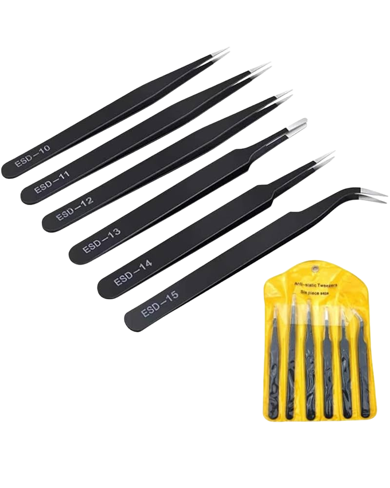 Tweezers 6pcs Set سيرية ملقاط